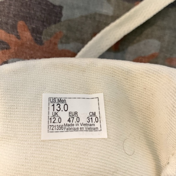 Size 13 camouflage vans awesome condition wore - Picture 6 of 7